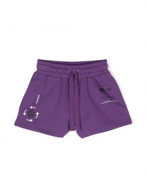 Pantaloni scurți cu imagine Dolce & Gabbana Dgvib3 violet