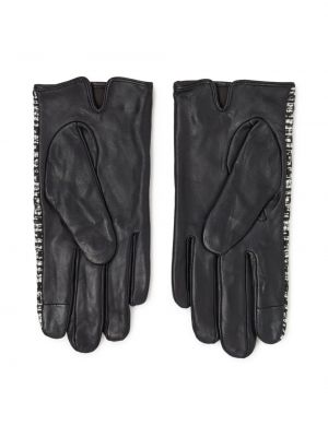 Rękawiczki skórzane Karl Lagerfeld