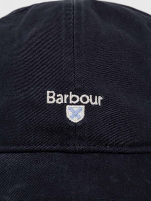 Pamučna kapa Barbour plava