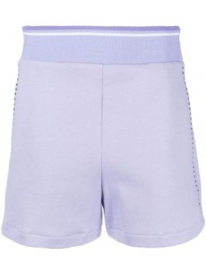 Shorts à imprimé Genny violet