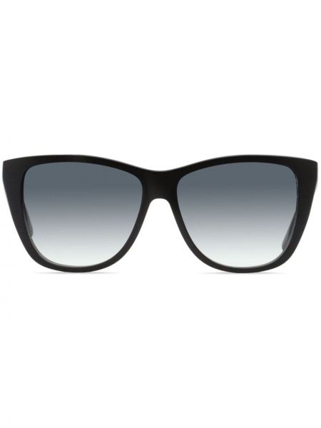 Okulary przeciwsłoneczne gradientowe Victoria Beckham Eyewear czarne