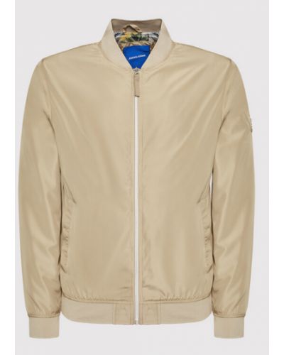Kurtka bomber Vegas 12171672 Beżowy Regular Fit Jack&jones