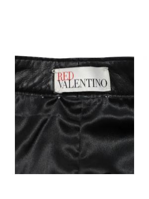 Falda de cuero Valentino Vintage