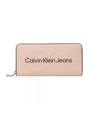 Portfel na zamek z nadrukiem Calvin Klein Jeans