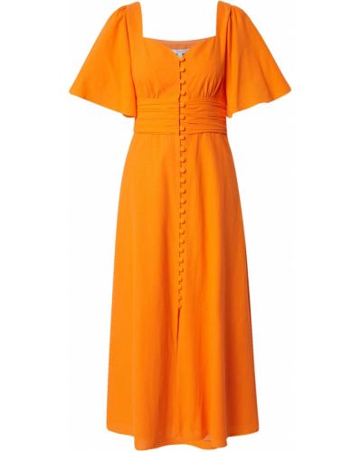Obleka Olivia Rubin oranžna