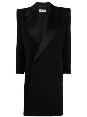 Koktejlové šaty Saint Laurent černé