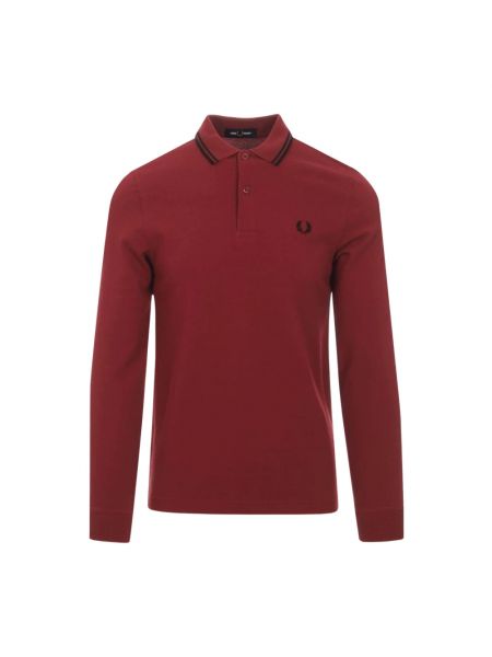 Chemise avec manches longues Fred Perry rouge