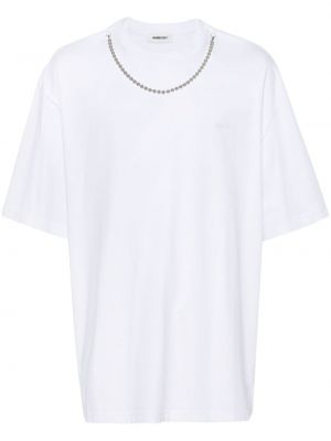 Siuvinėtas marškinėliai Ambush balta