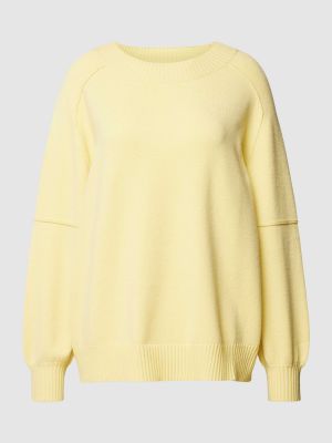 Dzianinowy sweter Max&co. żółty