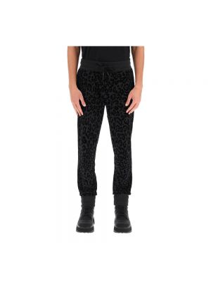 Spodnie sportowe w panterkę Dolce And Gabbana czarne