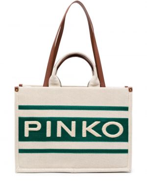 Shopper kabelka s výšivkou Pinko