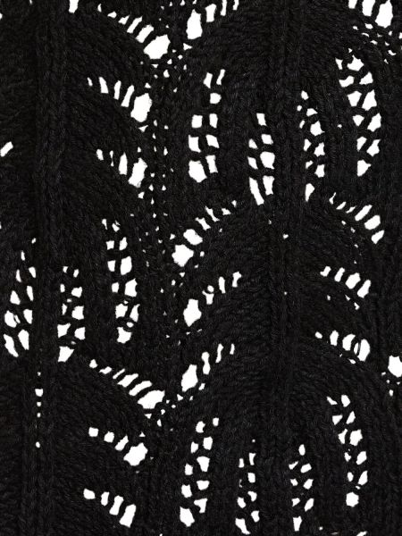 Chaleco de lino de algodón The Garment negro