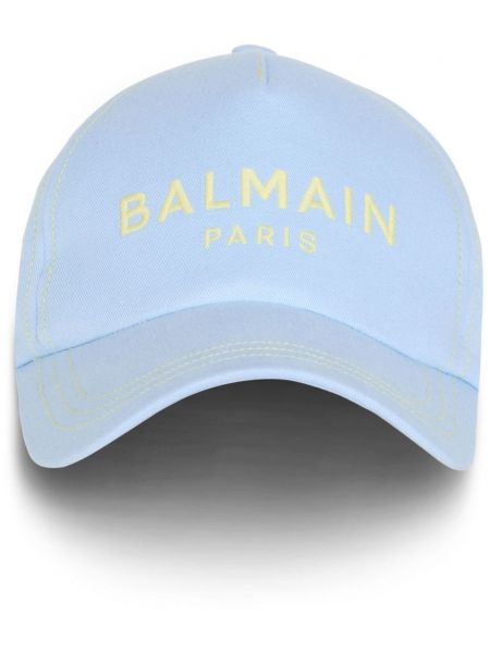 Cap mit stickerei aus baumwoll Balmain