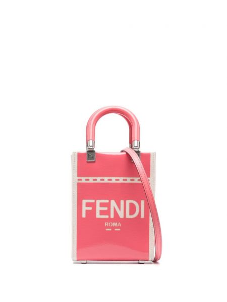 Чанта през рамо с принт Fendi