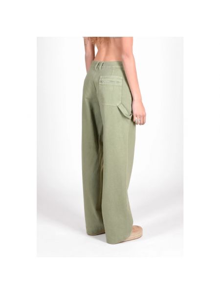 Pantalones de algodón A.p.c. verde