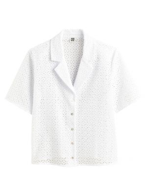 Blusa con bordado La Redoute Collections blanco