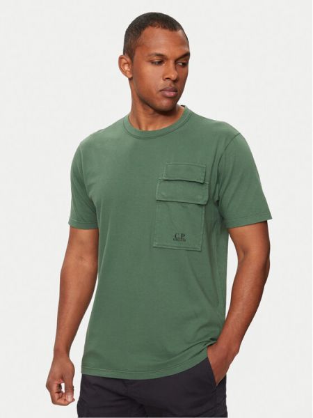 Priliehavé tričko C.p. Company zelená