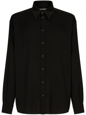 Košile bez podpatku Dolce & Gabbana černá