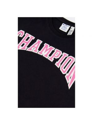 Koszulka bawełniana Champion czarna