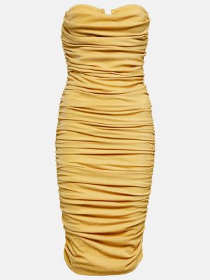 Μίντι φόρεμα Bananhot χρυσό