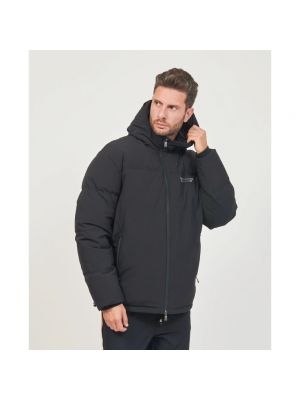 Abrigo de invierno con capucha Armani Exchange negro