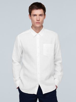 Lininė marškiniai Vilebrequin balta