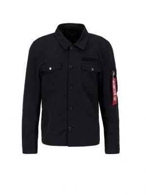 Σακάκι πουκάμισου Alpha Industries μαύρο