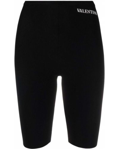 Pantalones culotte Valentino negro