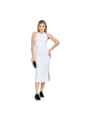 Sukienka midi Emporio Armani Ea7 biała