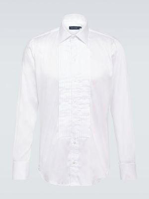 Camicia di cotone Thom Sweeney bianco