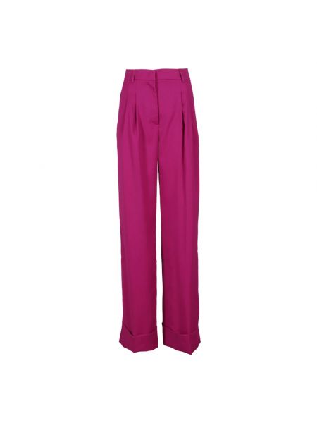 Szerokie spodnie eleganckie Andamane różowe