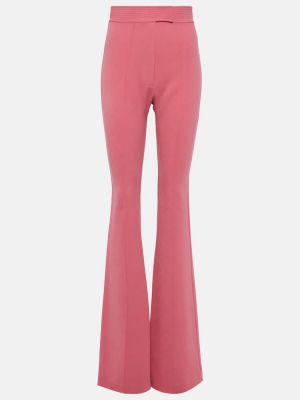 Rovné kalhoty s vysokým pasem Alex Perry růžové