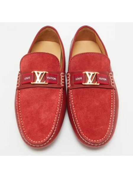 Calzado de cuero retro Louis Vuitton Vintage rojo