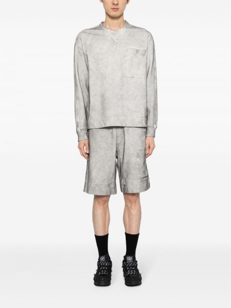 Sweatshirt aus baumwoll mit print Ten C grau