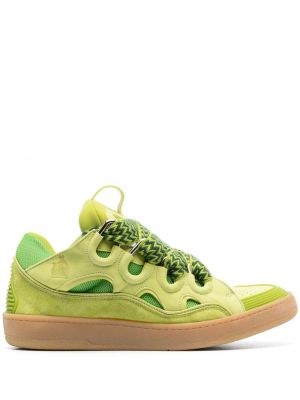 Δερμάτινα sneakers Lanvin πράσινο