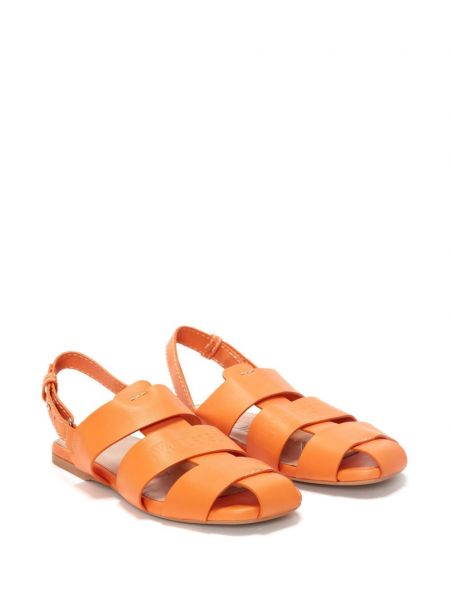 Kožené sandály Jw Anderson oranžové