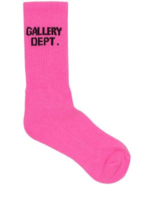 Bavlněné ponožky Gallery Dept. růžové