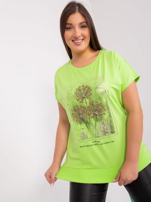 Koszulka Fashionhunters zielona