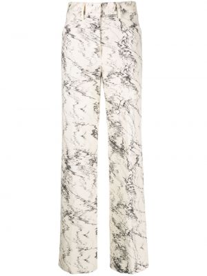 Bavlnené nohavice s abstraktným vzorom Paul Smith