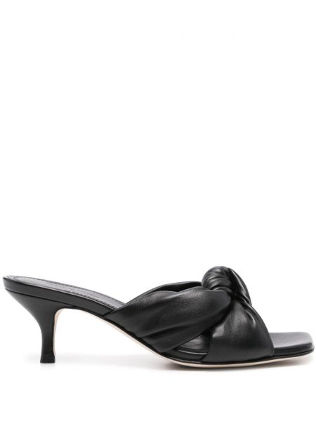 Mules en cuir Fabiana Filippi noir