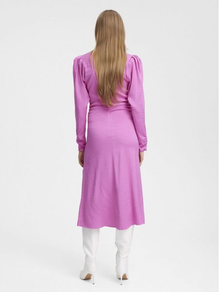 Приталенное платье Gestuz розовое