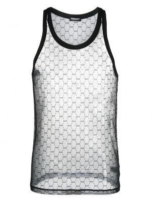 Ren trykt vest Dsquared2 svart