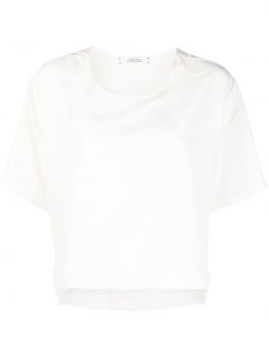 Hedvábné tričko Dorothee Schumacher bílé