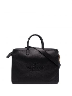 Τσάντα shopper Valentino Garavani μαύρο