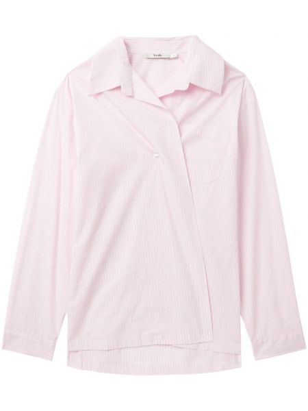 Asymetrická bavlnená košeľa B+ab ružová
