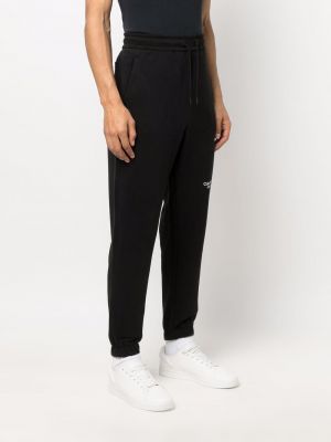 Bavlněné sportovní kalhoty s potiskem Calvin Klein Jeans černé