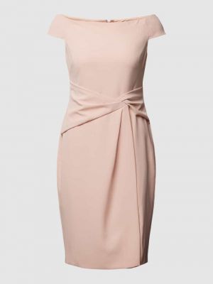 Sukienka mini dopasowana Lauren Ralph Lauren różowa