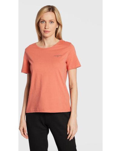 T-Shirt H4Z22-TSD028 Pomarańczowy Regular Fit 4f