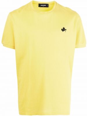 Тениска Dsquared2 жълто