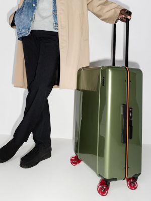 Kostkovaná cestovní taška Floyd zelená